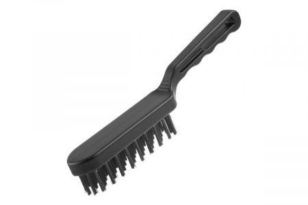 Щетка по металлу 6 рядная пластиковая ручка ШАБАШКА
