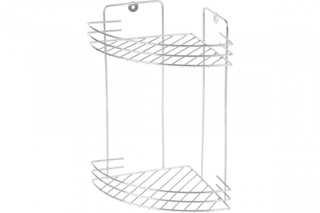 Полка угловая 2-х ярусная 19*19*30 "Рыжий кот" VENTO