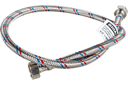 Подводка для воды ГИГАНТ нерж. 1/2 80см г/г