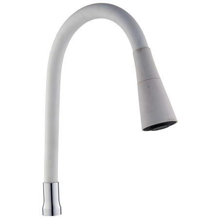 Излив гибкий для кухонного смесителя РМС S55W-D белый 2 режима