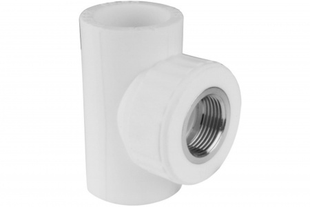 Полипропиленовый тройник комбинированный 20 1/2 ВР