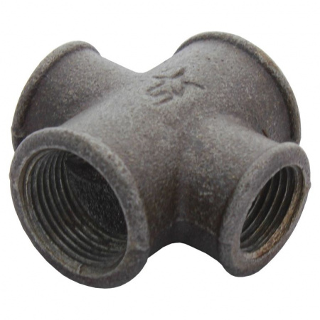 Крестовина чугунная переходник 25*20*25 