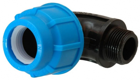 Отвод 32х3/4 HР для ПНД трубы