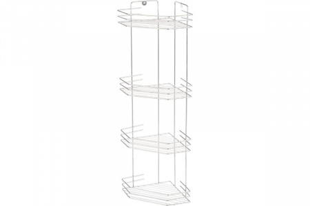 Полка угловая 4-х ярусная 20,5*20,5*72 "Рыжий кот" 