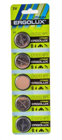 Батарейка ERGOLUX CR2032 (таблетка)