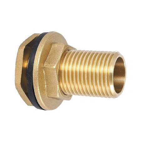 Врезка в бак латунная Ф1