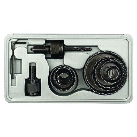 Набор коронок по дереву КЕДР 19-64 мм 11 предметов