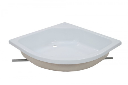 Душевой поддон 100*100 см средний акриловый полукруг "Тритон" ПД7