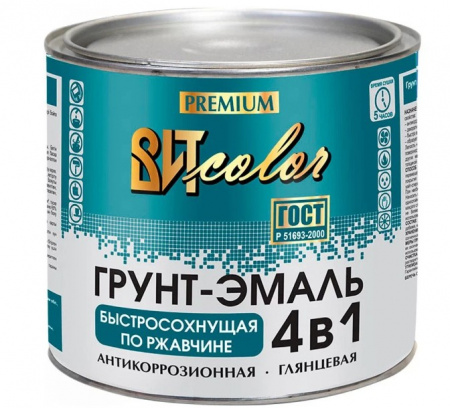 Грунт-эмаль вишня 4 в 1 ВИТcolor 1,8 кг