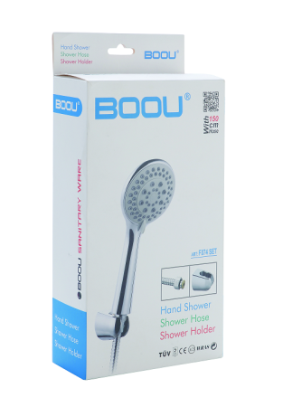Комплект для душа BOOU F074 SET (лейка+шланг+держатель)
