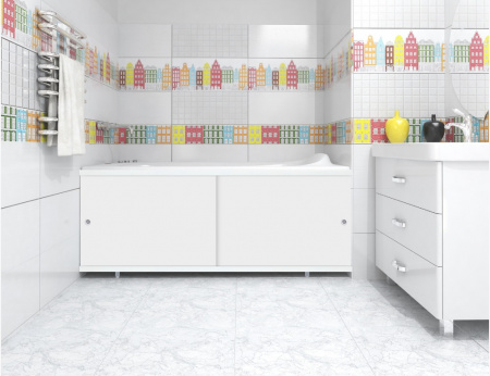 Экран для ванны "Кварт" 1,7м белый