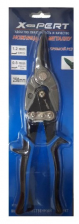 Ножницы по металлу 250 мм прямые X-PERT