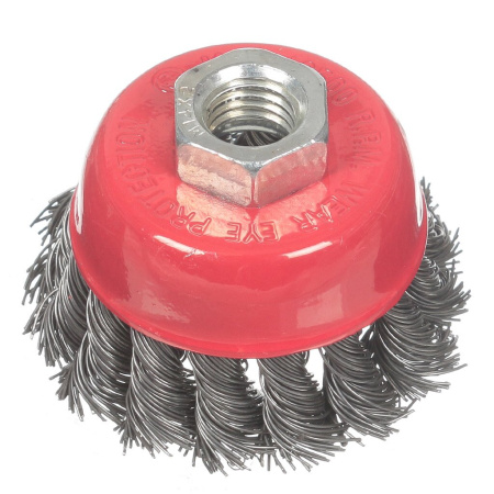 Щетка металлическая для УШМ чашка Ф65 BARTEX круч. проволока