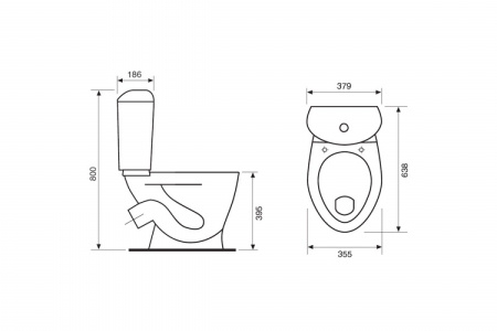 Унитаз-компакт SANTERI ВЕРСИЯ 