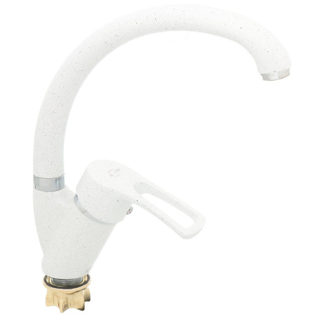 Смеситель для кухни Solone KAK4-A181KW белый мрамор 