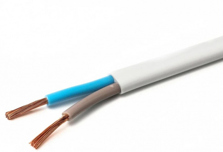 Провод ПУГНП (ПУГСП) 2х2,5 многожильный белый ТУ