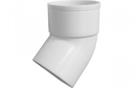 Отвод Ф80/45  белый 