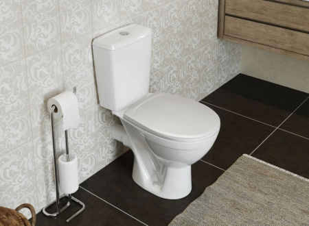 Унитаз-компакт ROSA СОЛО ЛЮКС (г. Киров) микролифт, горизонтальный выпуск