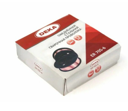 Проволока сварочная обмедненная DEKA 0,8мм 5кг ER70S-6