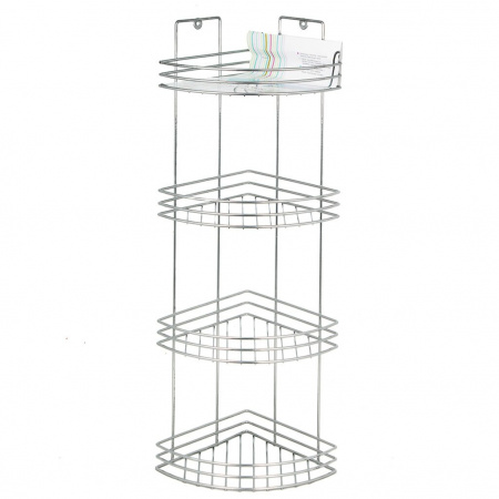 Полка угловая 4-х ярусная овал ПУ-ПР-060