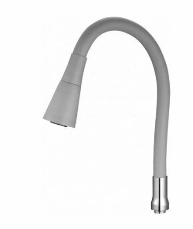 Излив гибкий для кухонного смесителя ZEGOR WKC-059GY серый 2 режима