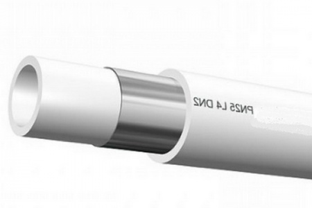 Полипропиленовая труба Ф32 PN25 (5,4) армированная алюминием